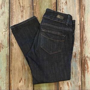 Paige Hidden Hills Mid 8.5” Rise Straight Leg Dark Indigo Women’s Jeans Sz 2 (25